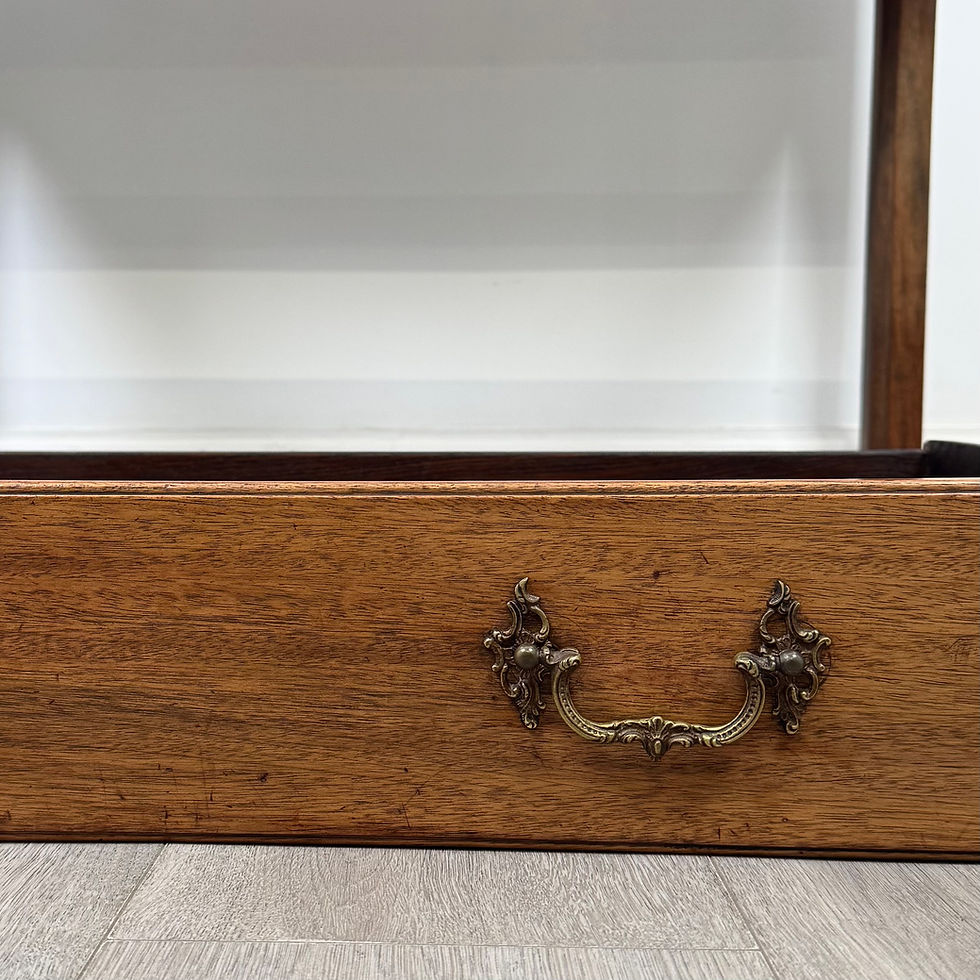 Thumbnail: Antique 20th Century Good Quality Writing Table In Mahogany  ( AF-5664 )