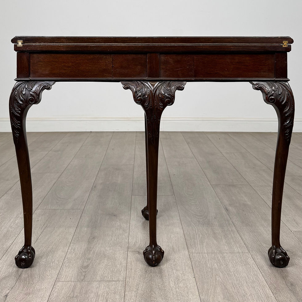 Thumbnail: Antique 20th Century Edwardian Card Table In Mahogany ( AF-5777 )