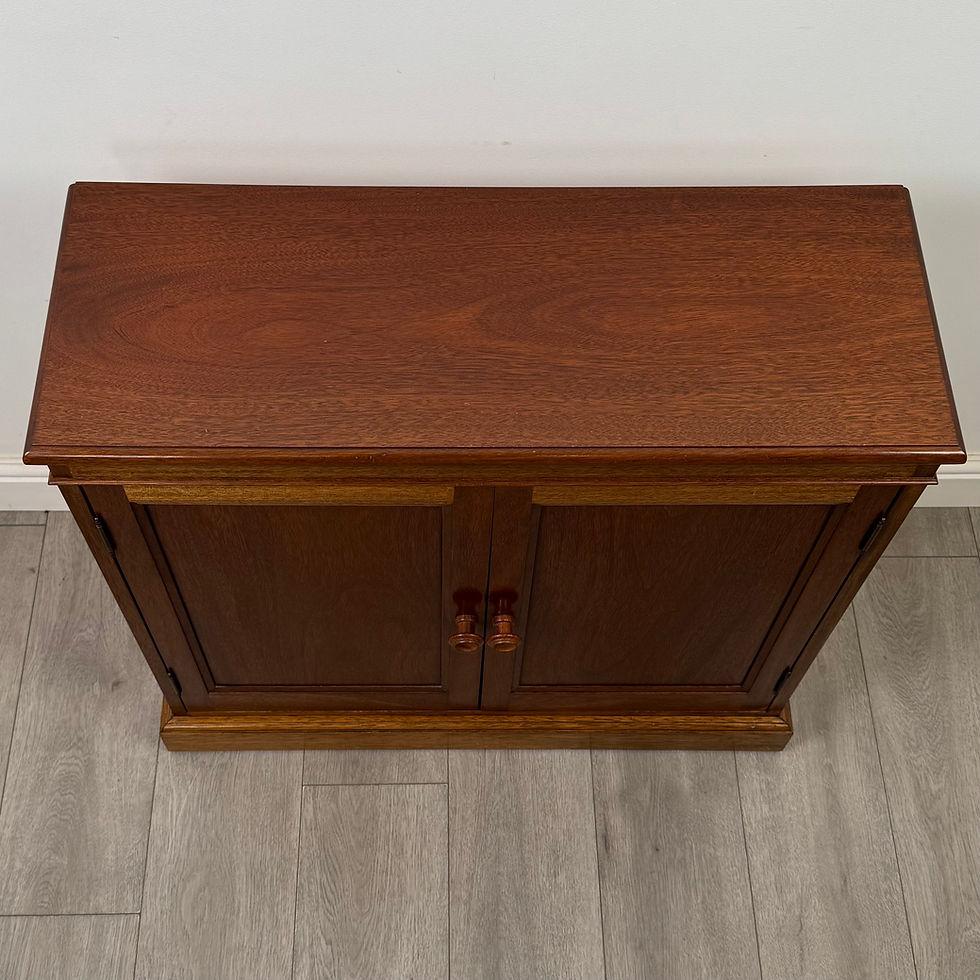 Thumbnail: Vintage 20th Century Small Mahogany Cupboard ( AF-5665 )