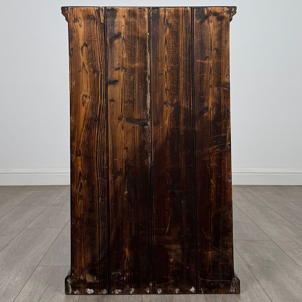 Thumbnail: Antique 20th Century Edwardian Rustic Pine Cabinet ( AF-5875 )