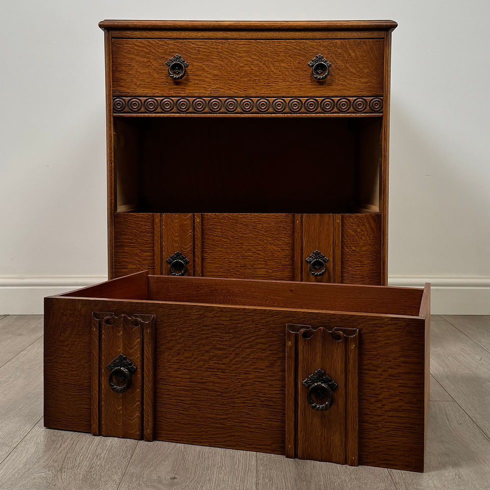 Thumbnail: Antique 20th Century Edwardian Chest Of Drawers In Oak ( AF-5769 )