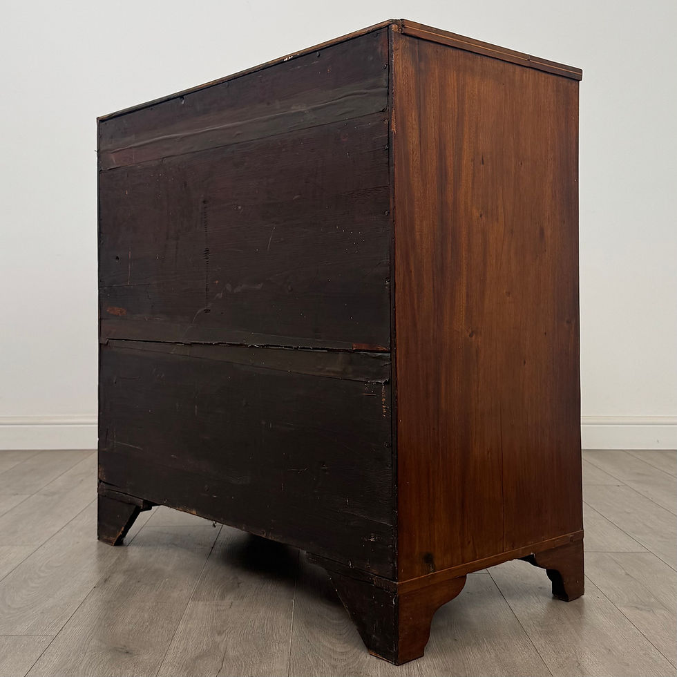 Thumbnail: Antique 18th Century Georgian Chest Of Drawers In Mahogany  ( AF-5672 )