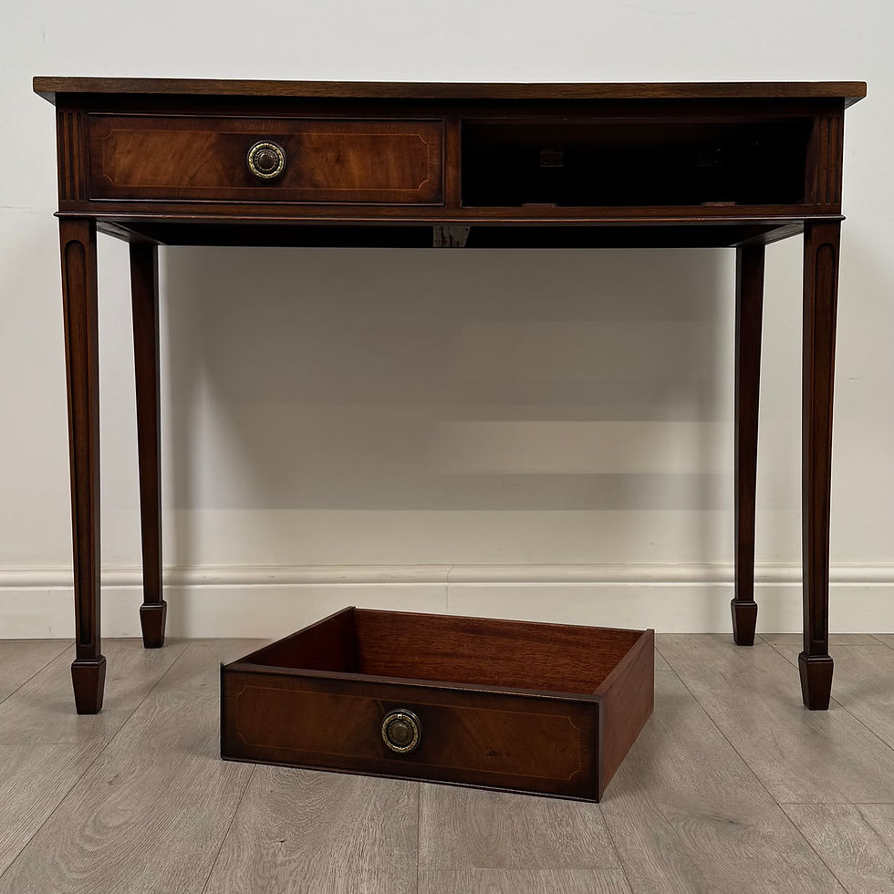 Thumbnail: Antique 20th Century Good Quality Writing Table In Mahogany ( AF-5765 )