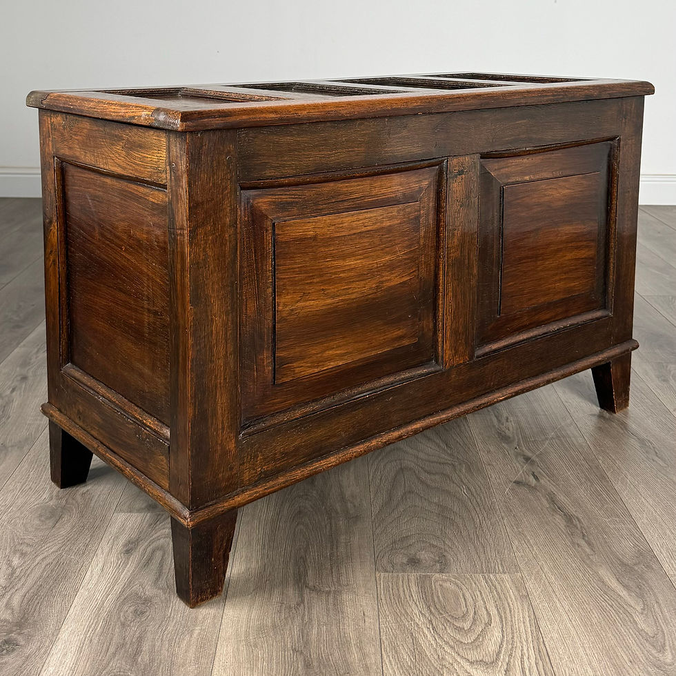 Thumbnail: Antique 20th Century Blanket Box In Oak ( REF AF-3276 )