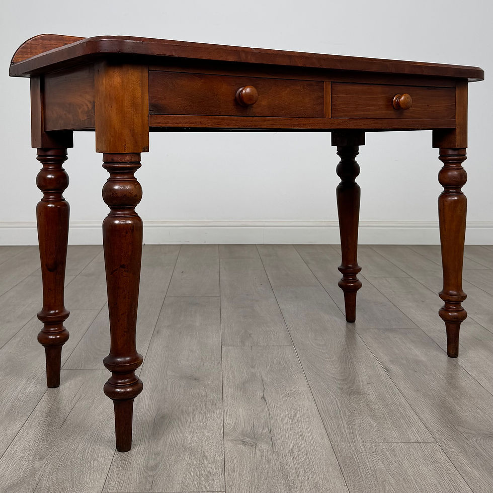 Thumbnail: Antique 19th Century Victorian Writing Table In Mahogany  ( AF-5662 )