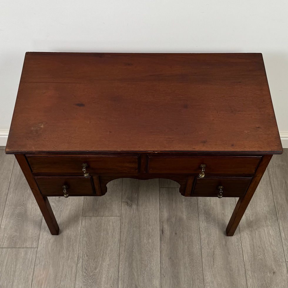 Thumbnail: Antique 20th Century Edwardian Writing Table In Mahogany ( AF-5603 )