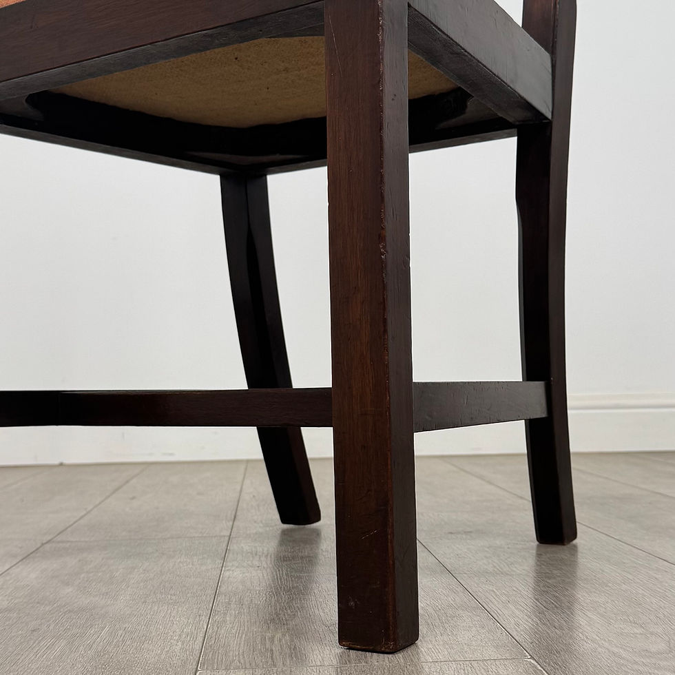 Thumbnail: Antique 19th Century Georgian Style Set Of 8 Mahogany Dining Chairs ( AF-5571 )