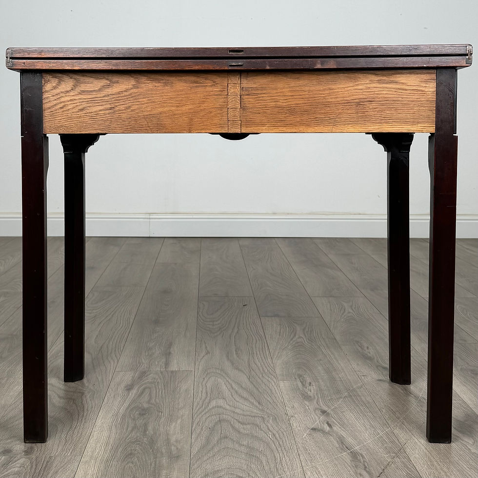 Thumbnail: Antique 18th Century Fold Over Tea Table In Mahogany ( REF AF-3422 )
