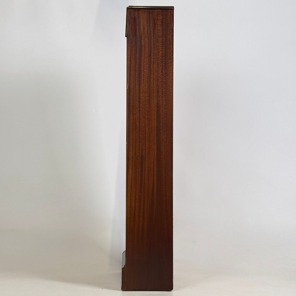 Thumbnail: Antique 20th Century Narrow Open Bookcase In Mahogany ( AF-5631 )