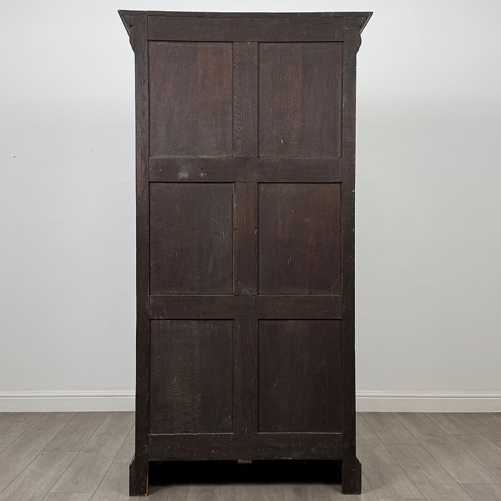 Thumbnail: Antique 19th Century Victorian Carved Oak Wardrobe ( AF-6246 )