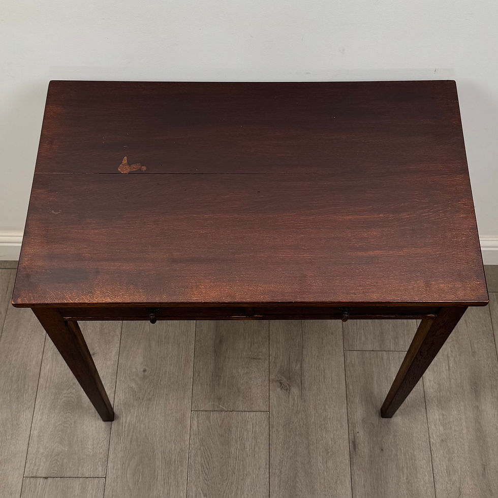 Thumbnail: Antique 20th Century Edwardian Side Table In Oak ( AF-6566 )