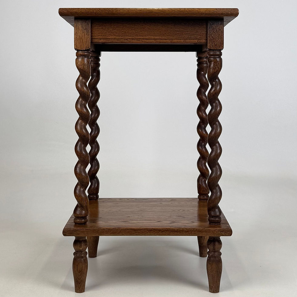 Thumbnail: Antique 20th Century Edwardian Side Table In Golden Oak ( AF-5716 )