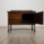 Thumbnail: Antique 20th Century Edwardian Sideboard In Oak ( AF-5684 )