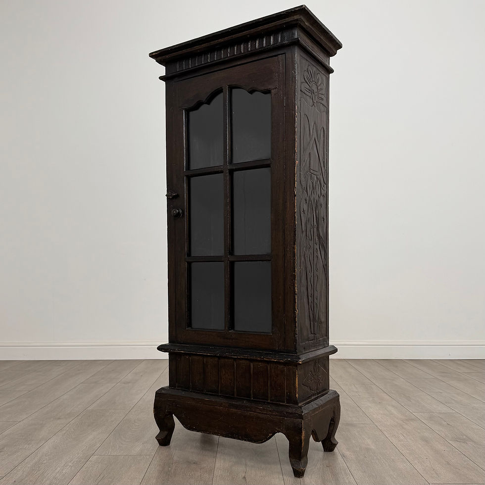 Thumbnail: Antique 19th Century Unique Display Cabinet In Oak ( REF AF-5097 )
