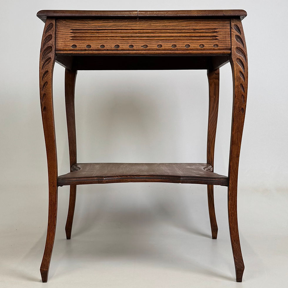 Thumbnail: Antique 20th Century Edwardian Side Table In Oak ( AF-5640 )