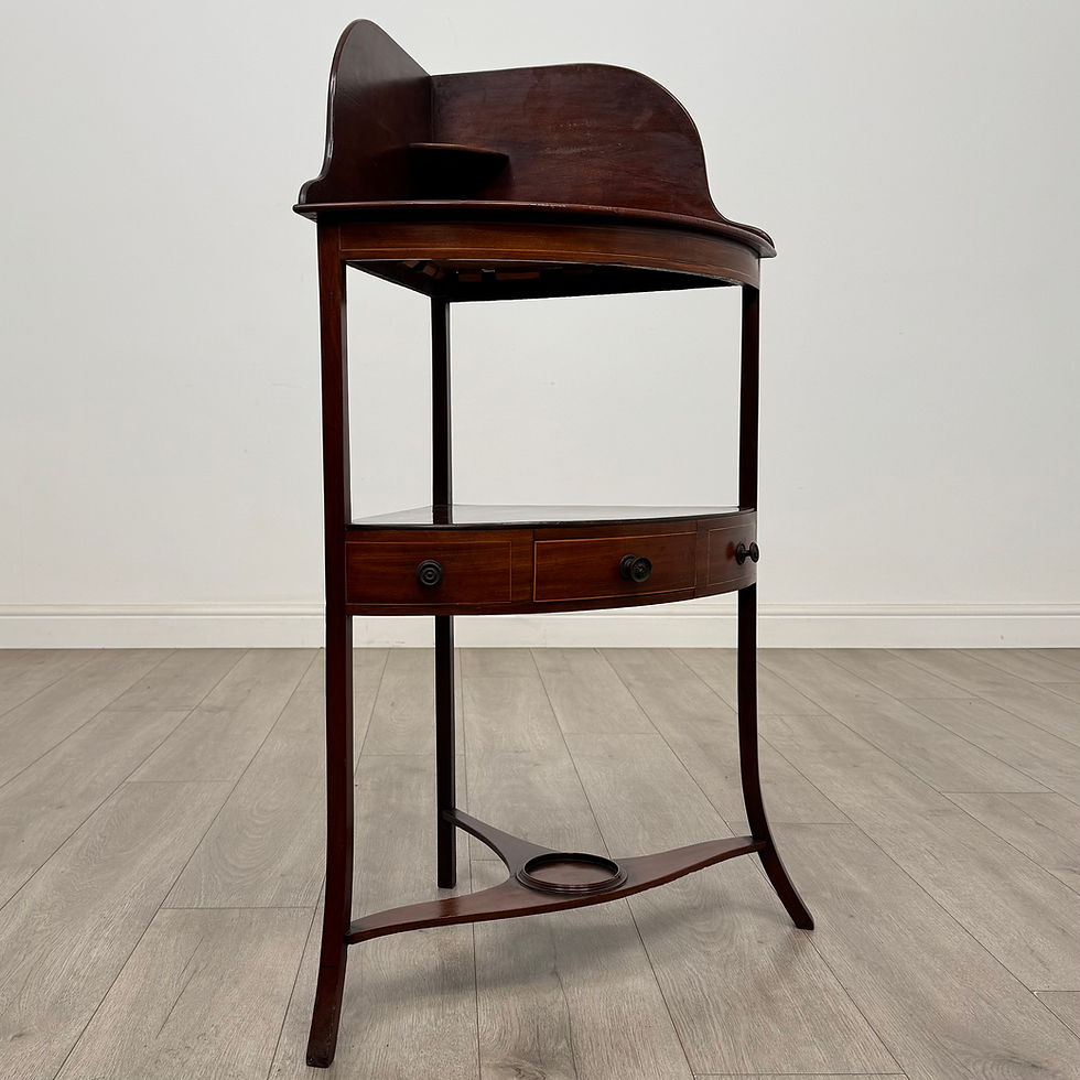Thumbnail: Antique 18th Century Georgian Corner Stand In Mahogany ( AF-5645 )