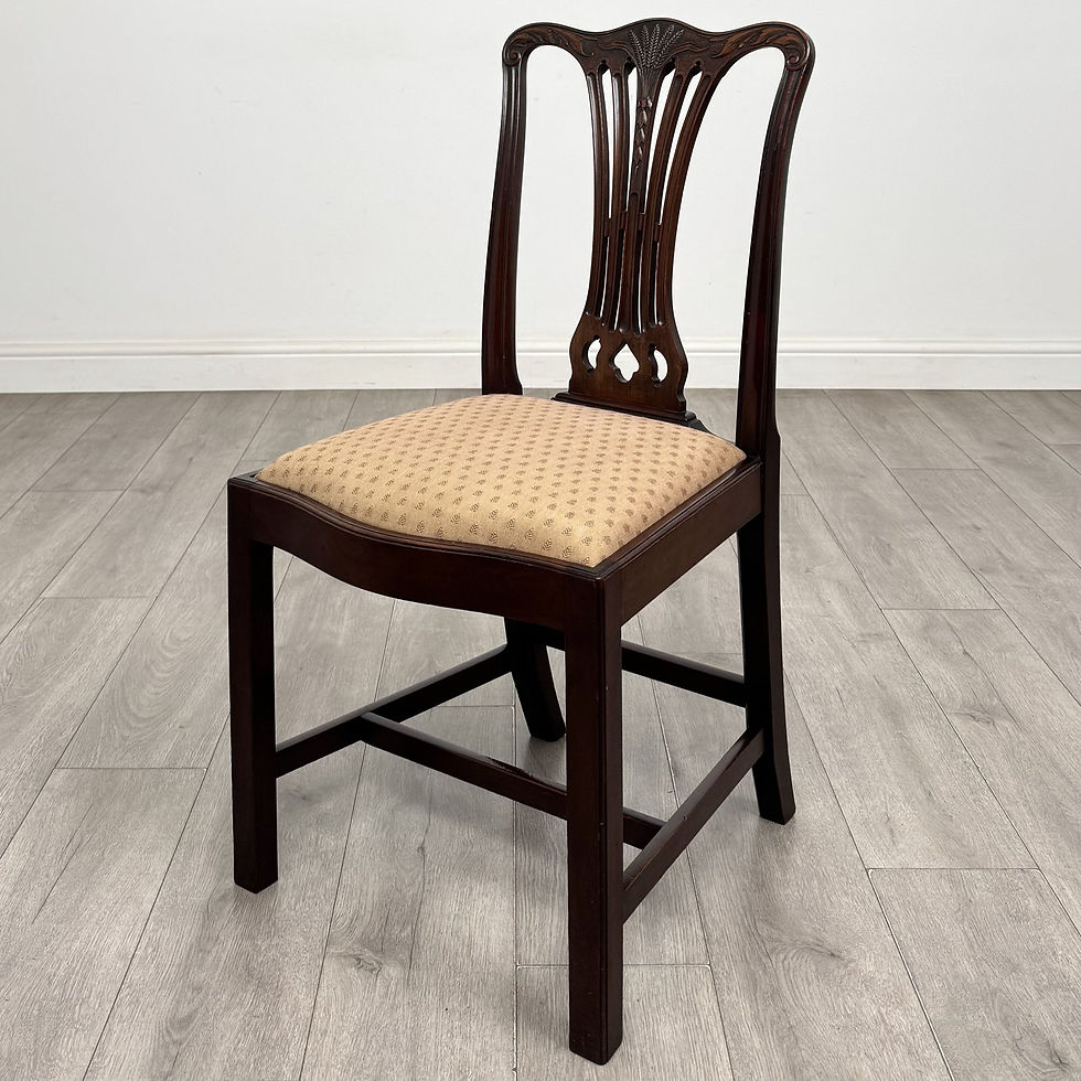 Thumbnail: Antique Chippendale Style Mahogany Dining Chairs | Set of 4 | AF-6700