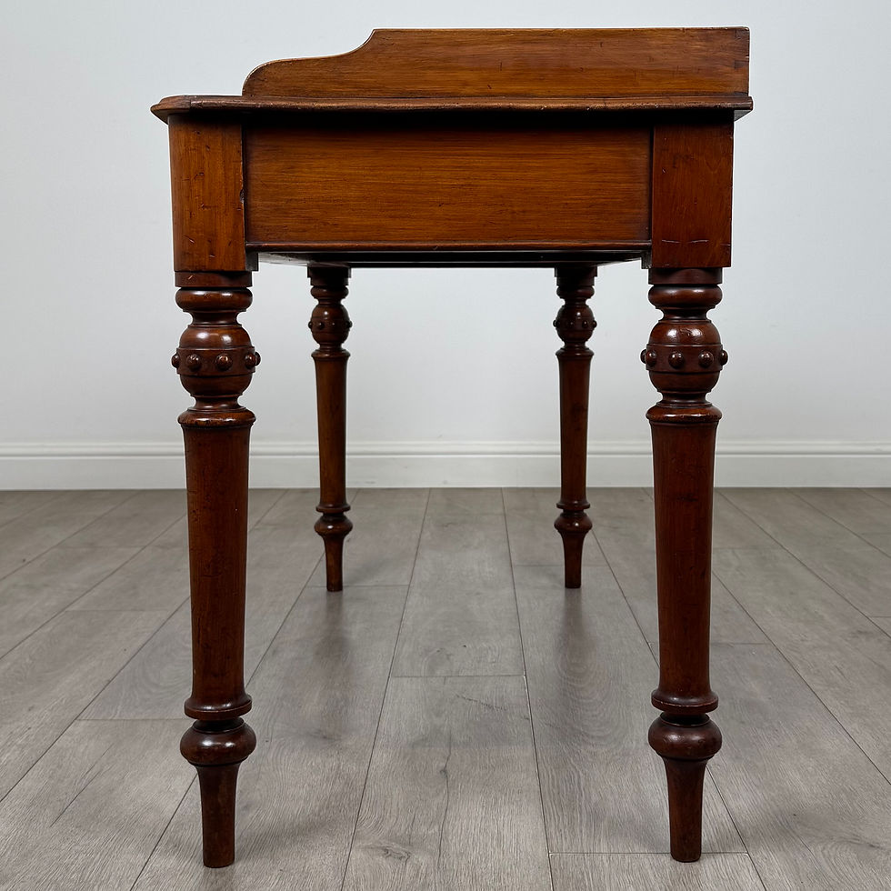 Thumbnail: Antique 19th Century Victorian Writing Table In Mahogany ( AF-6265 )