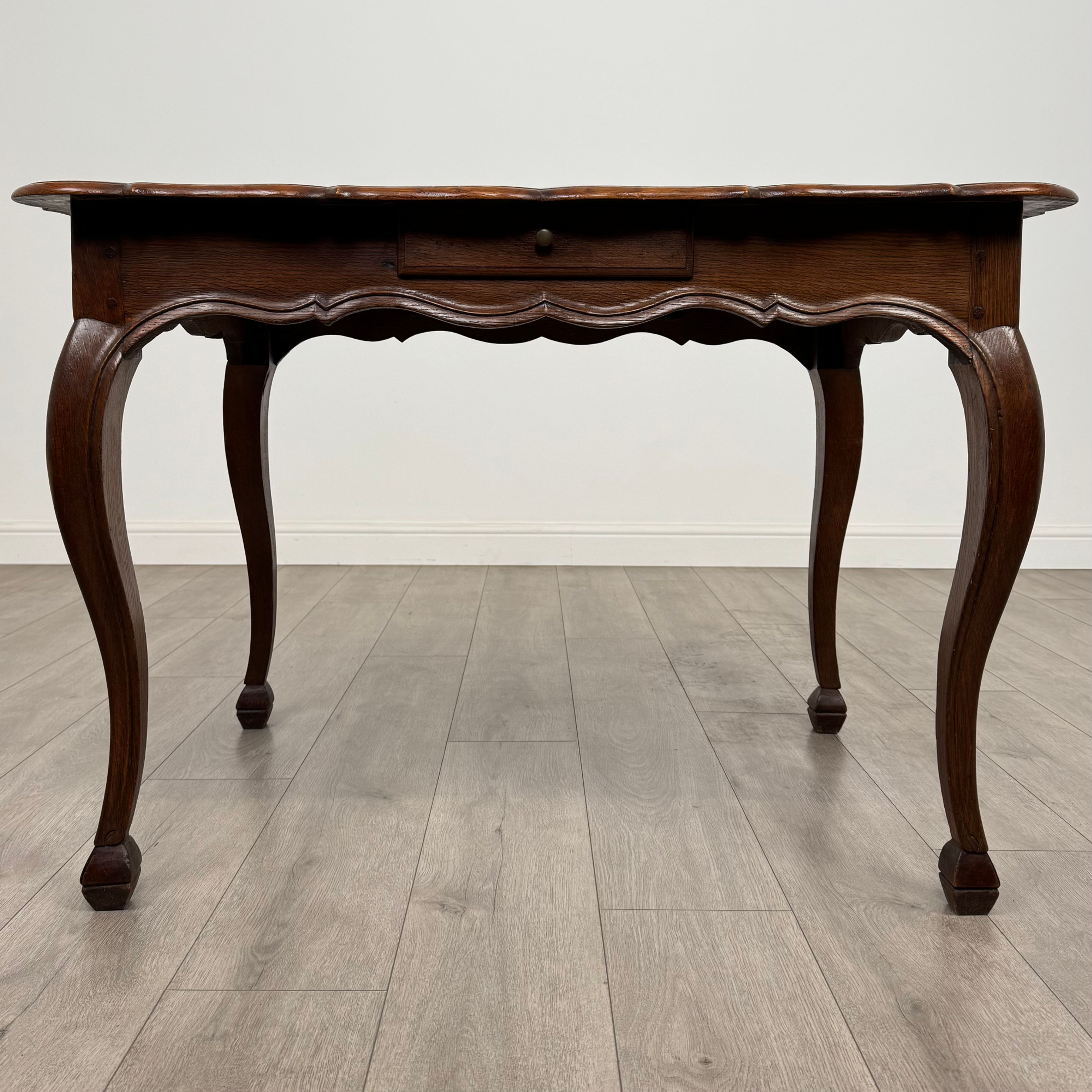 Antique 20th Century Deep French Writing Table In Oak ( REF AF-4877 )