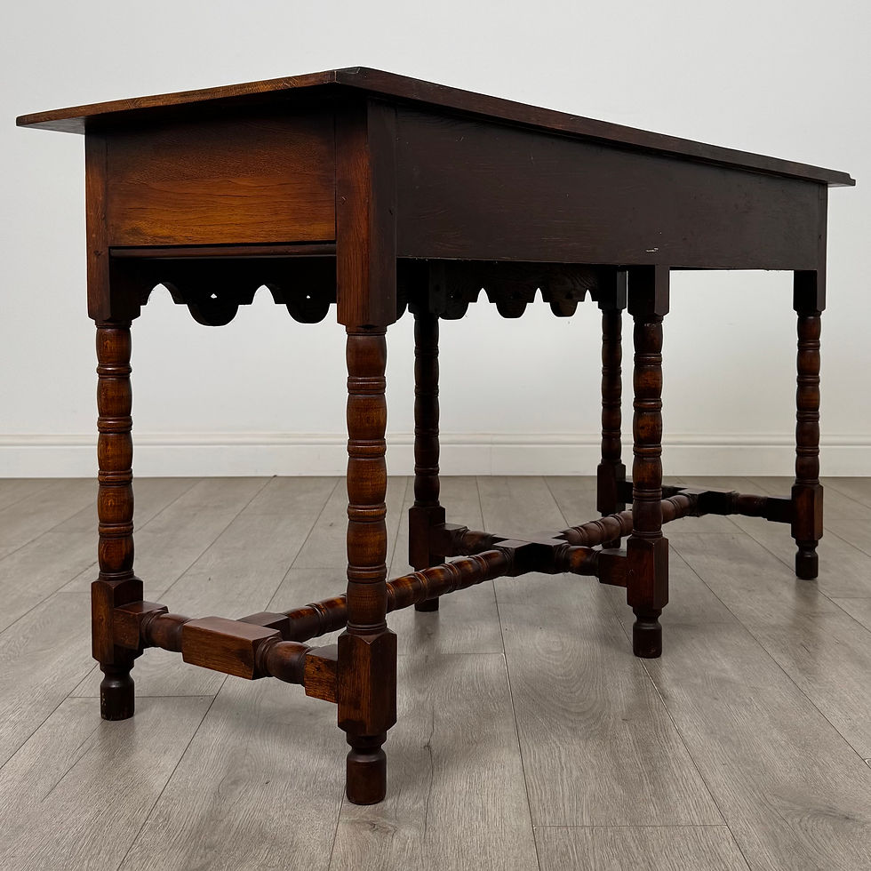 Thumbnail: Antique 20th Century Jacobean Style Dresser Base In Oak ( AF-5756 )