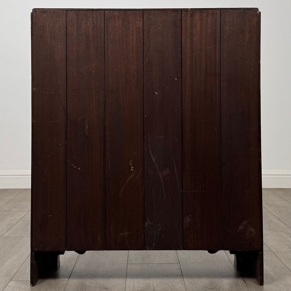 Thumbnail: Antique 20th Century Narrow Bookcase In Mahogany ( AF-6293 )
