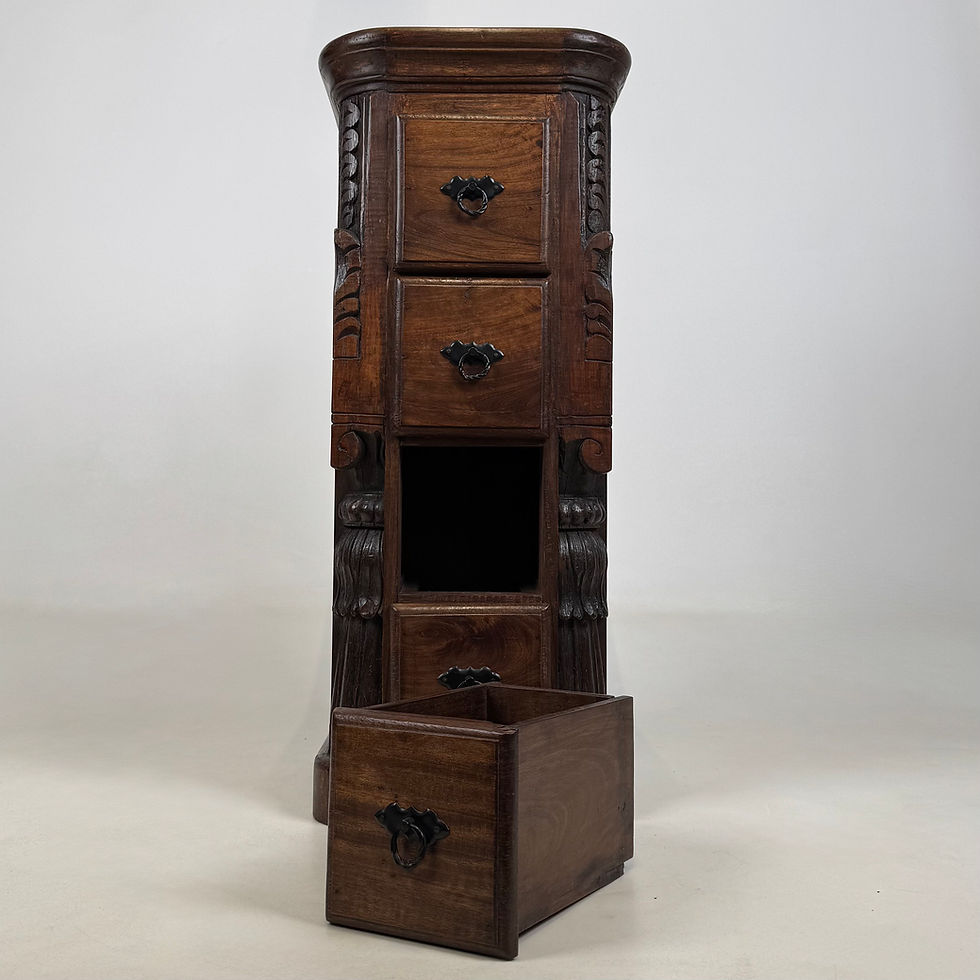 Thumbnail: Antique 20th Century Indian Rosewood Chest Of Drawers ( AF-5724 )