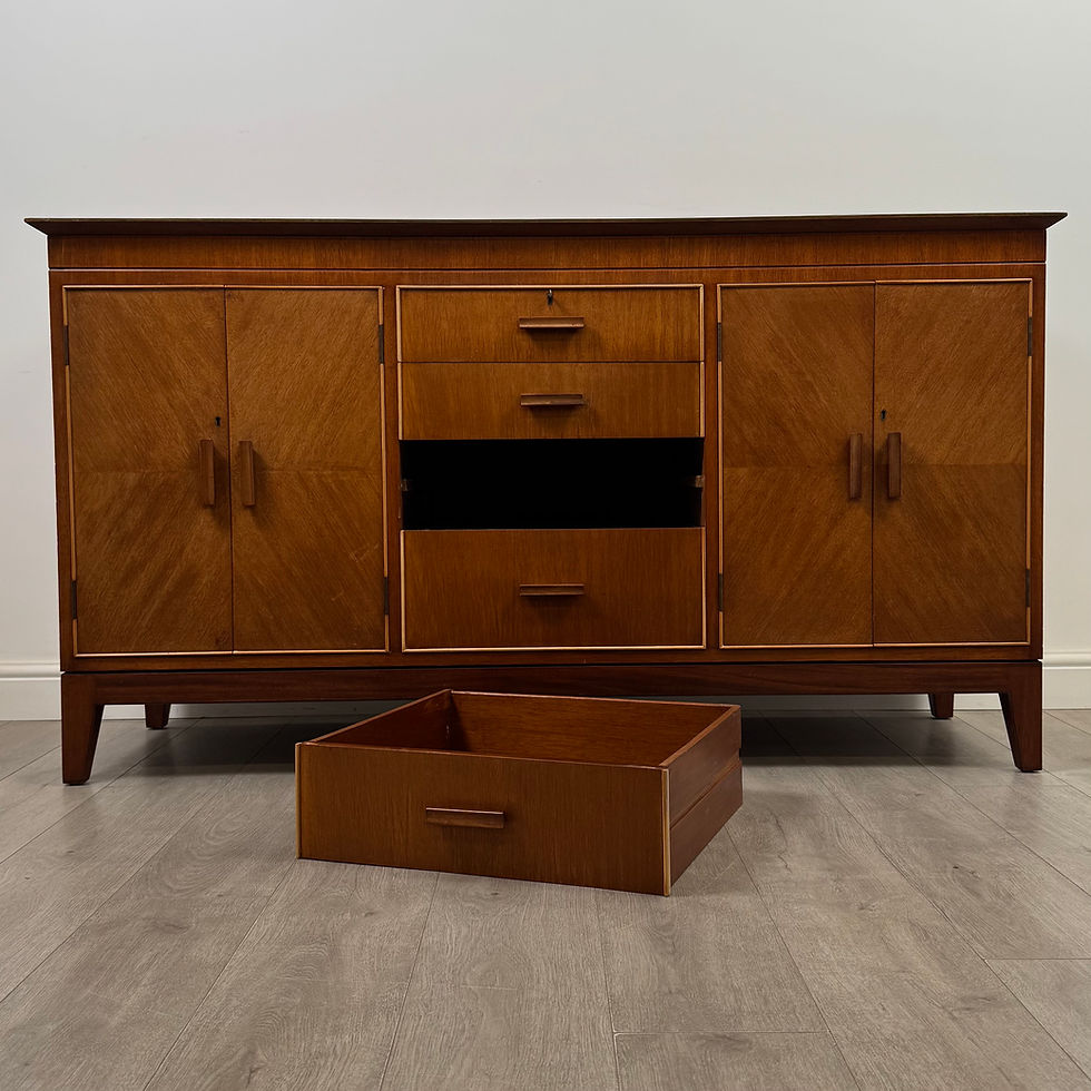 Thumbnail: Vintage 20th Century Good Quality Sideboard In Teak ( AF-5594 )