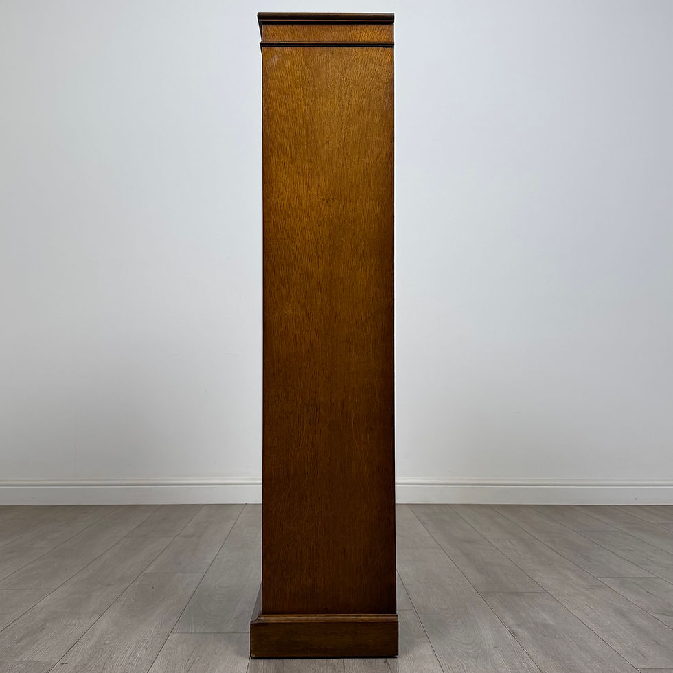 Thumbnail: Antique 20th Century Good Quality Open Bookcase In Oak ( AF-5588 )