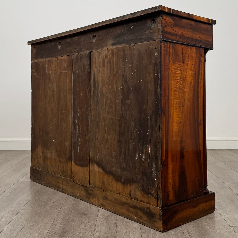 Thumbnail: Antique 19th Century Regency Cupboard In Mahogany ( AF-6230 )