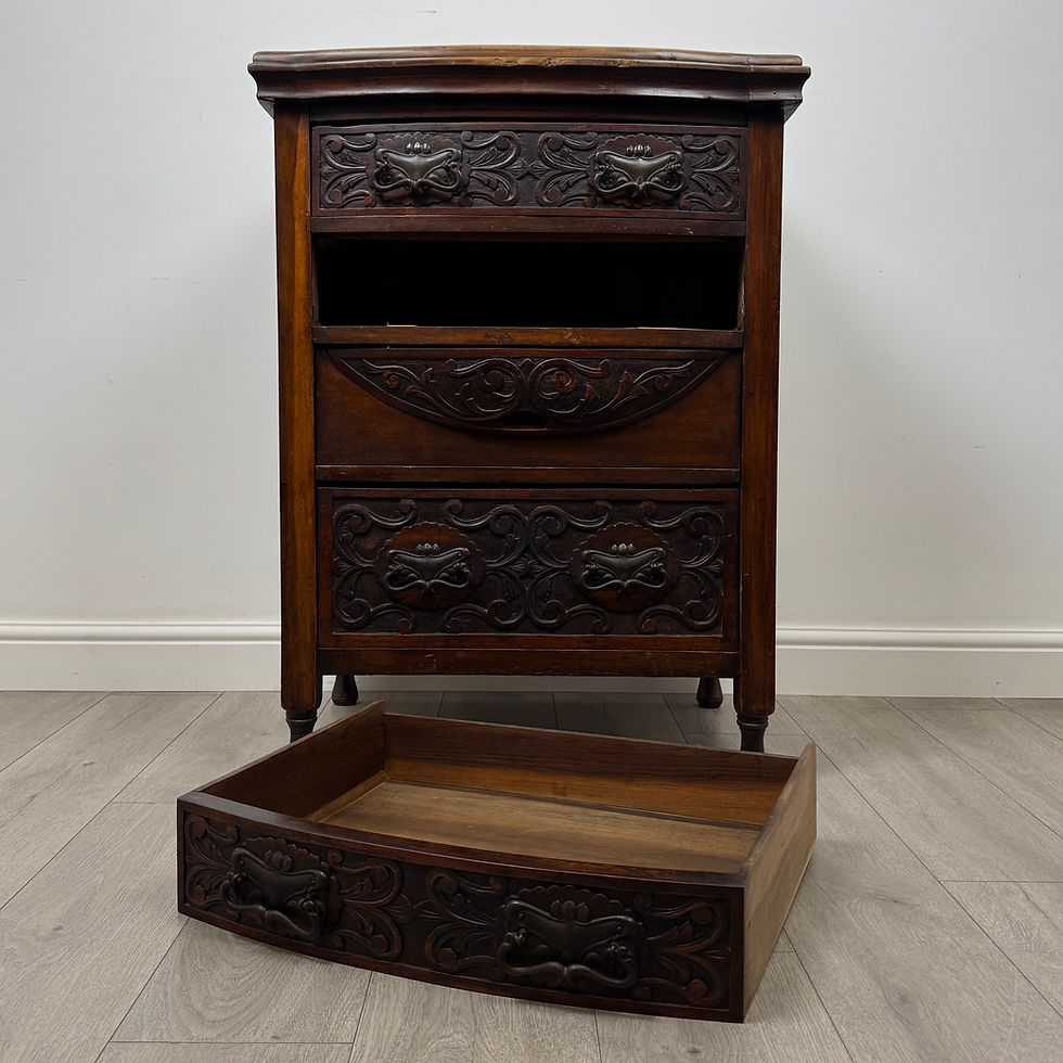 Thumbnail: Antique 19th Century Victorian Chest Of Drawers In Walnut ( AF-6212 )