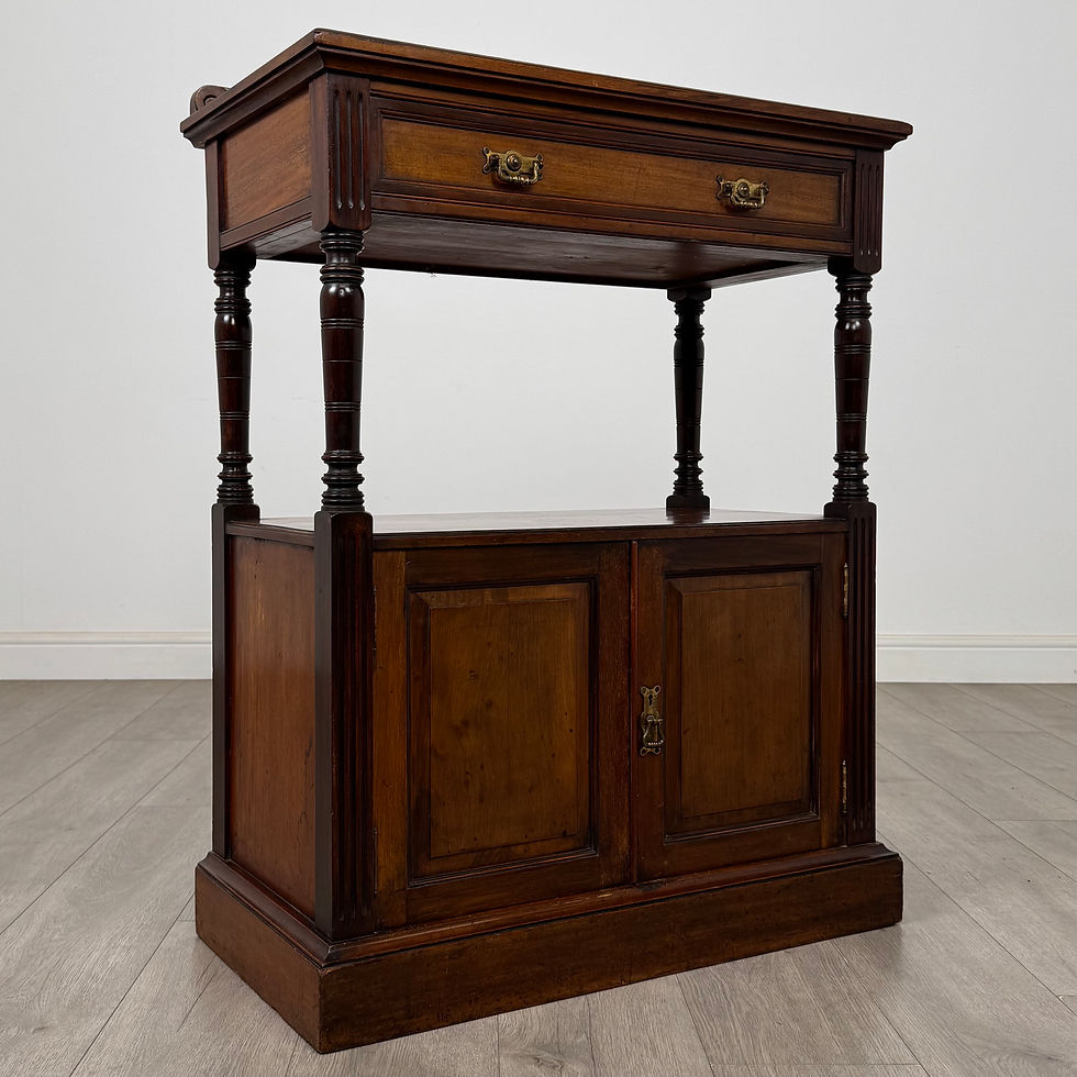 Thumbnail: Antique 20th Century Edwardian Walnut Cabinet By Maple & Co ( AF-5619 )