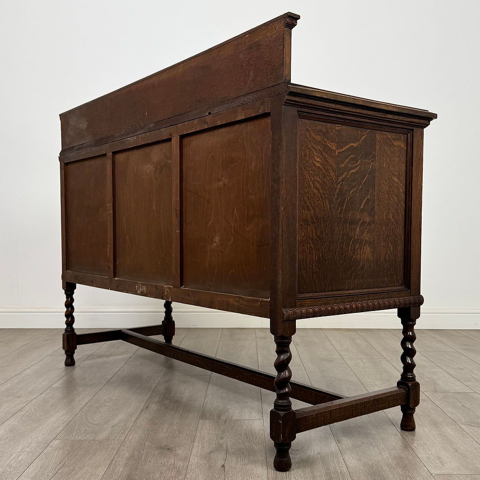 Thumbnail: Antique 20th Century Edwardian Sideboard In Oak ( AF-5441 )