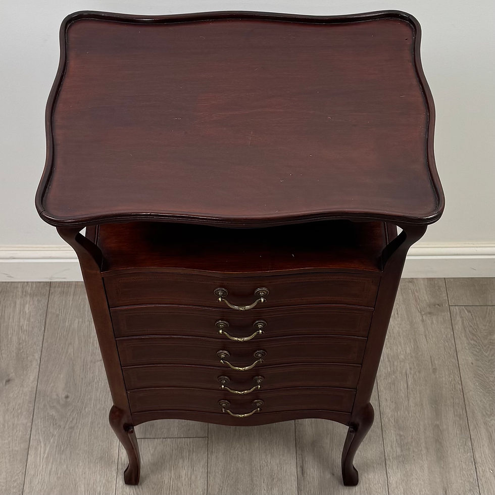 Thumbnail: Antique 20th Century Edwardian Cabinet In Mahogany ( AF-5256 )