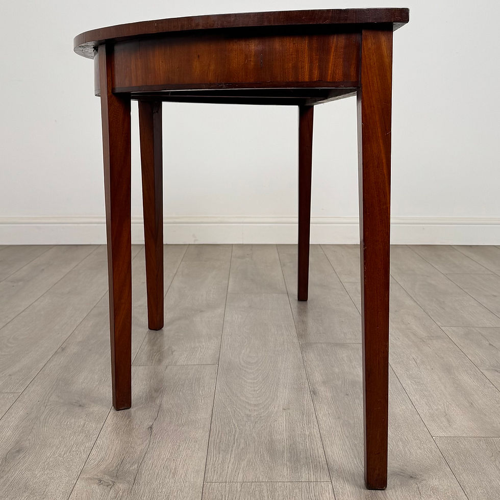 Thumbnail: Antique 19th Century Demi Lune Side Table In Mahogany ( REF AF-5166 )