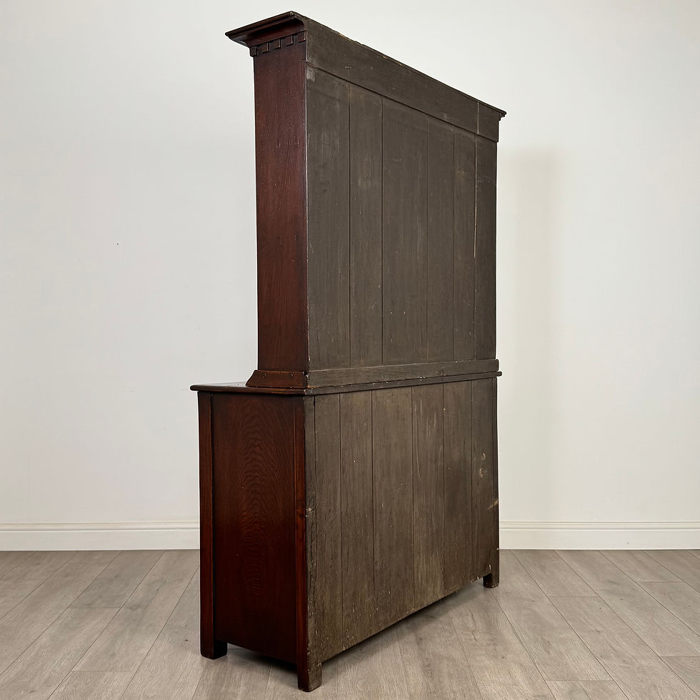 Thumbnail: Antique 20th Century Good Quality Welsh Dresser In Oak  ( AF-5671 )