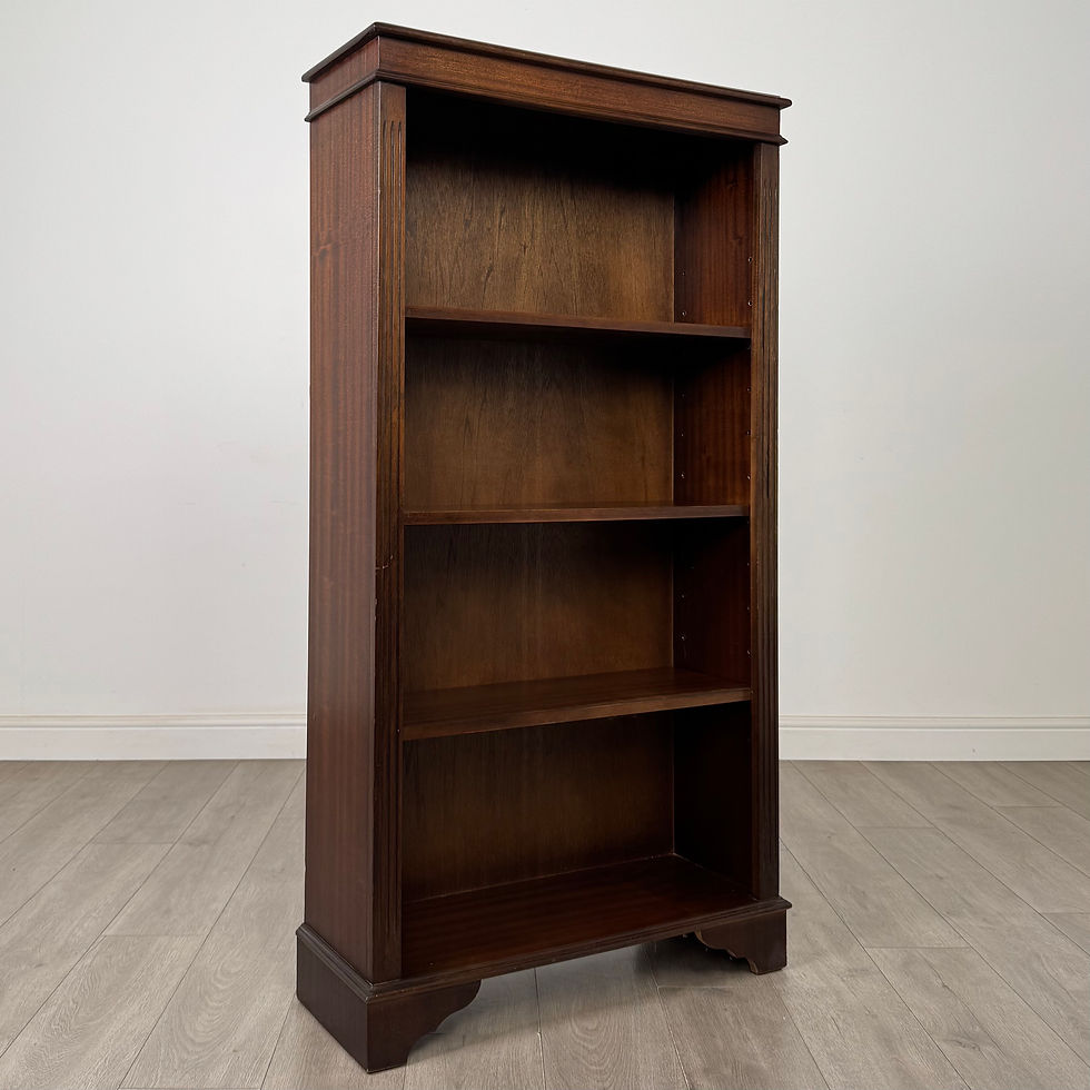 Thumbnail: Antique 20th Century Open Bookcase In Mahogany  ( AF-5682 )