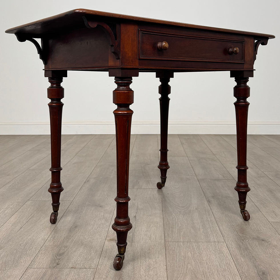 Thumbnail: Antique 19th Century Freestanding Writing Table In Mahogany ( REF AF-5014 )