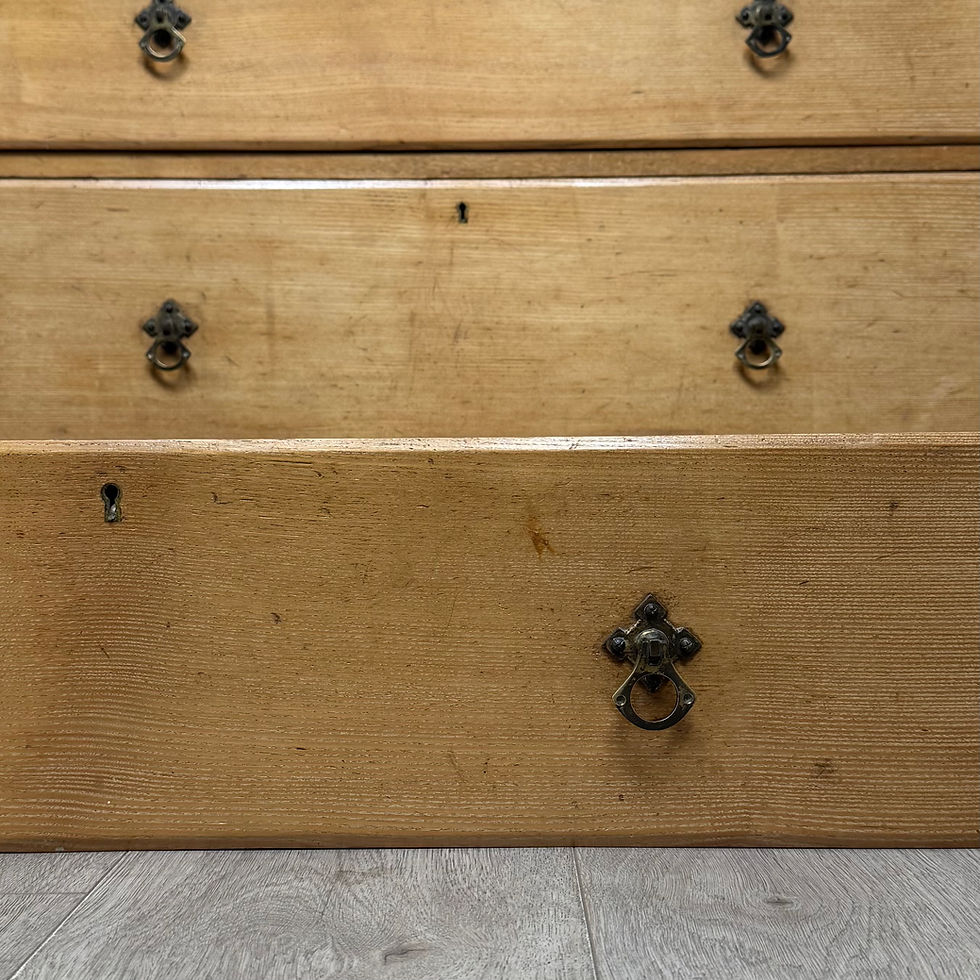 Thumbnail: Antique 19th Century Victorian Chest Of Drawers In Ash ( AF-5659 )