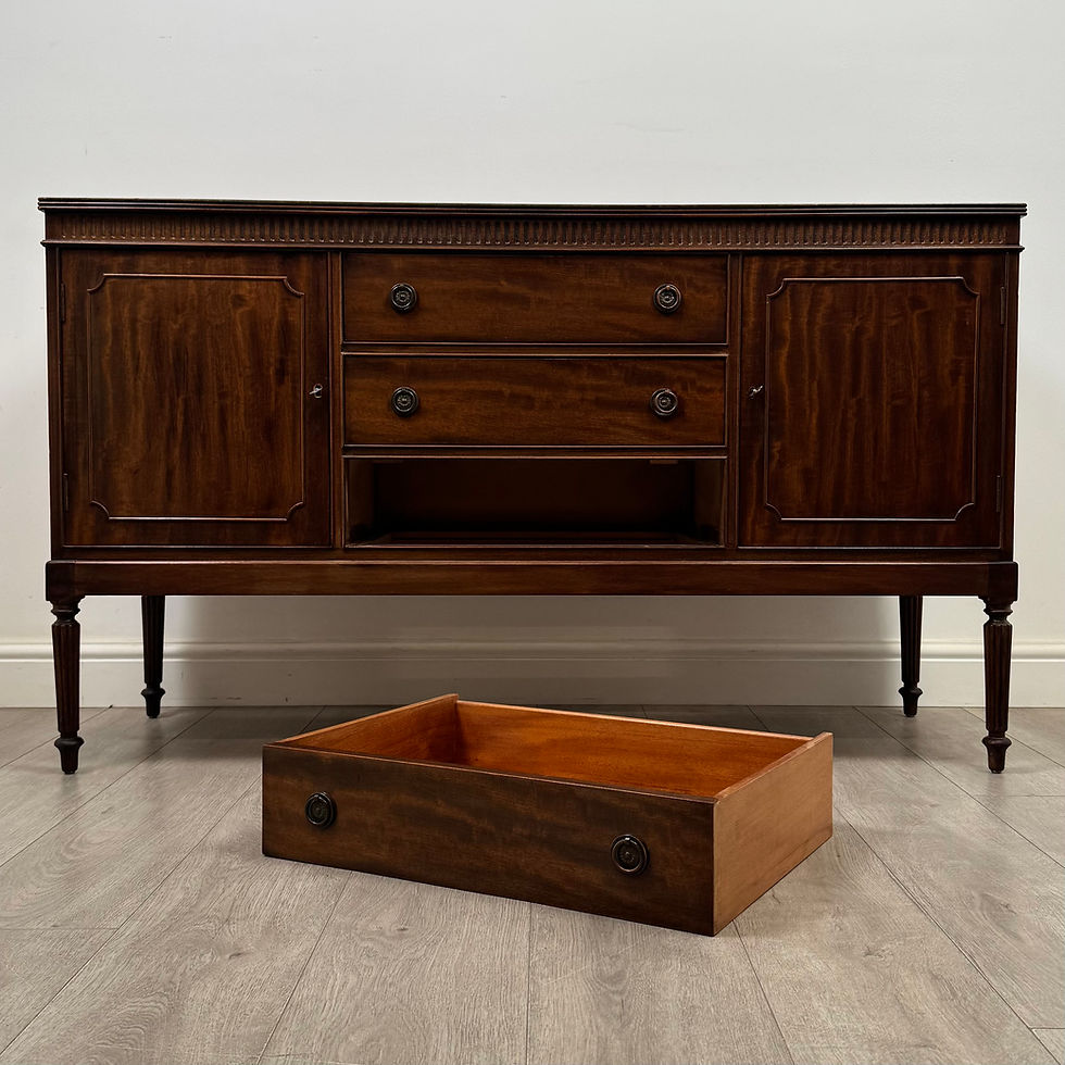 Thumbnail: Antique 20th Century Good Quality Sideboard In Mahogany ( AF-5690 )