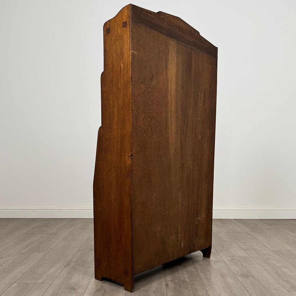 Thumbnail: Antique 20th Century Fine Quality Bookcase In Oak ( REF AF-4714 )