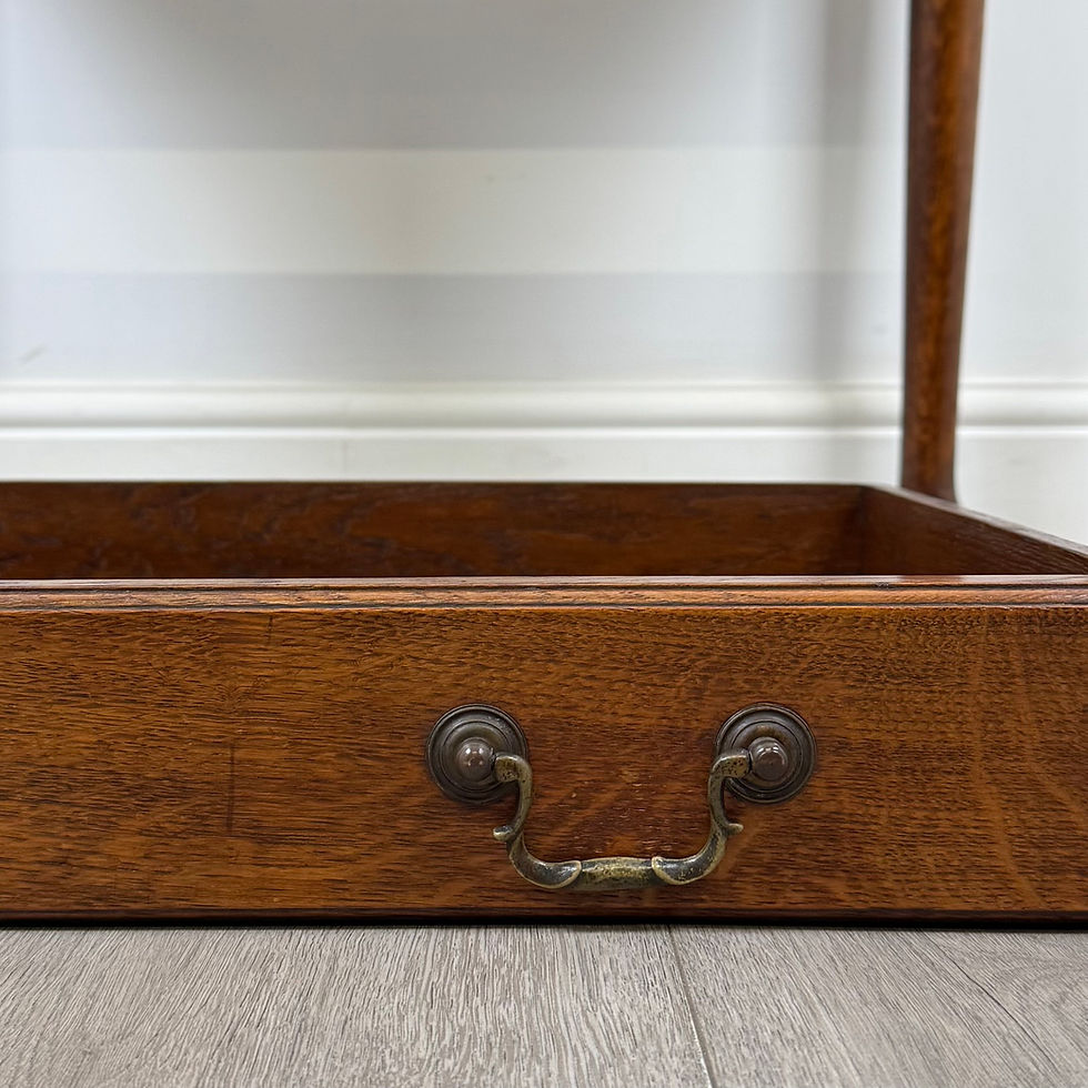 Thumbnail: Antique 20th Century Fine Quality Bureau In Golden Oak ( AF-6071 )