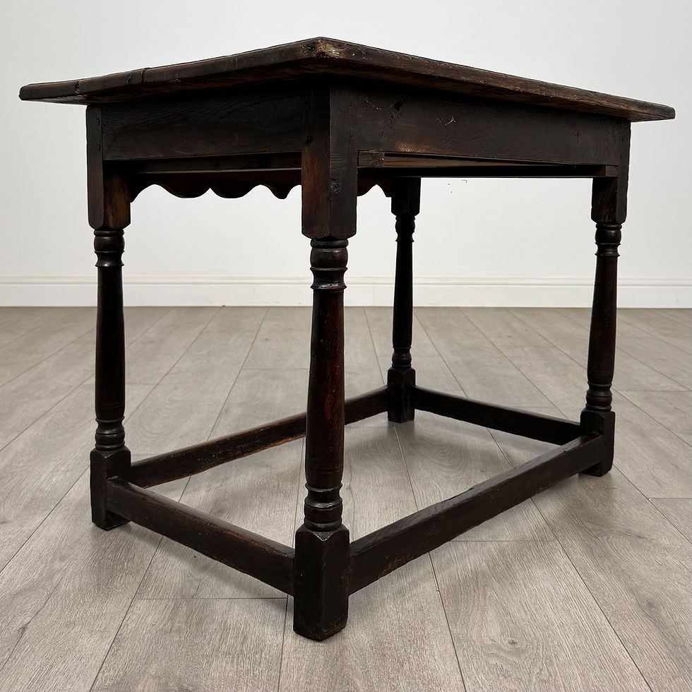 Thumbnail: Antique 18th Century Georgian Side Table In Oak ( AF-5754 )