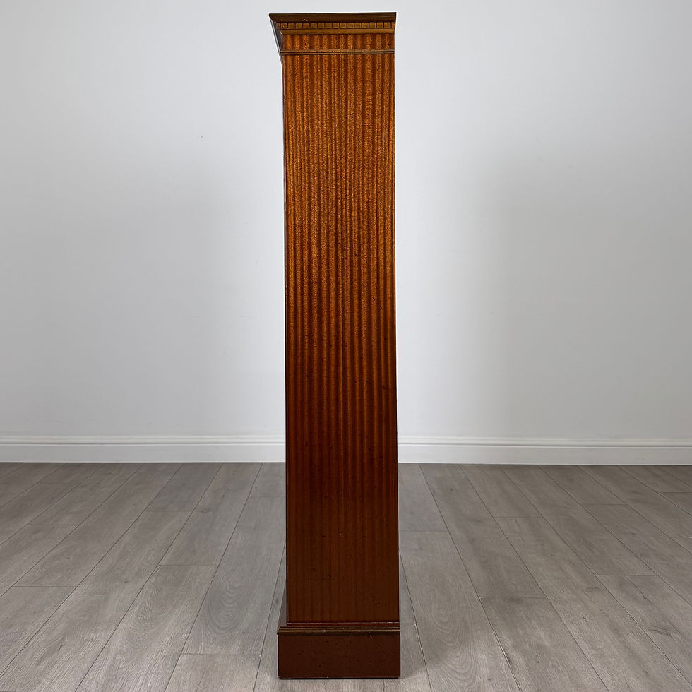 Thumbnail: Antique 20th Century Large Open Bookcase In Mahogany ( AF-6199 )