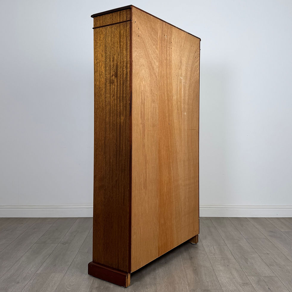 Thumbnail: Vintage 20th Century Narrow Hall Wardrobe In Mahogany ( AF-5661 )