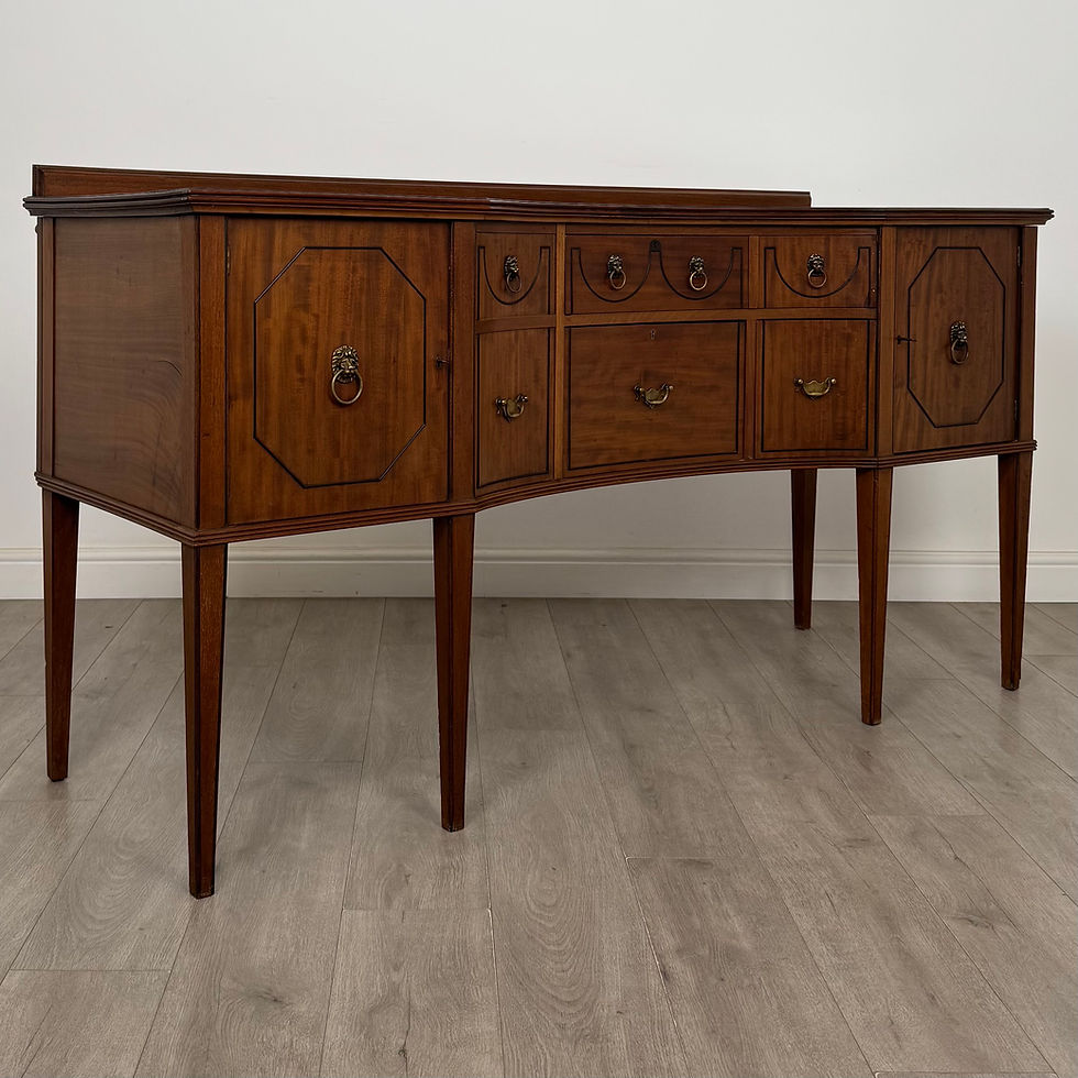 Thumbnail: Antique 18th Century Large Georgian Sideboard In Mahogany ( AF-5743 )