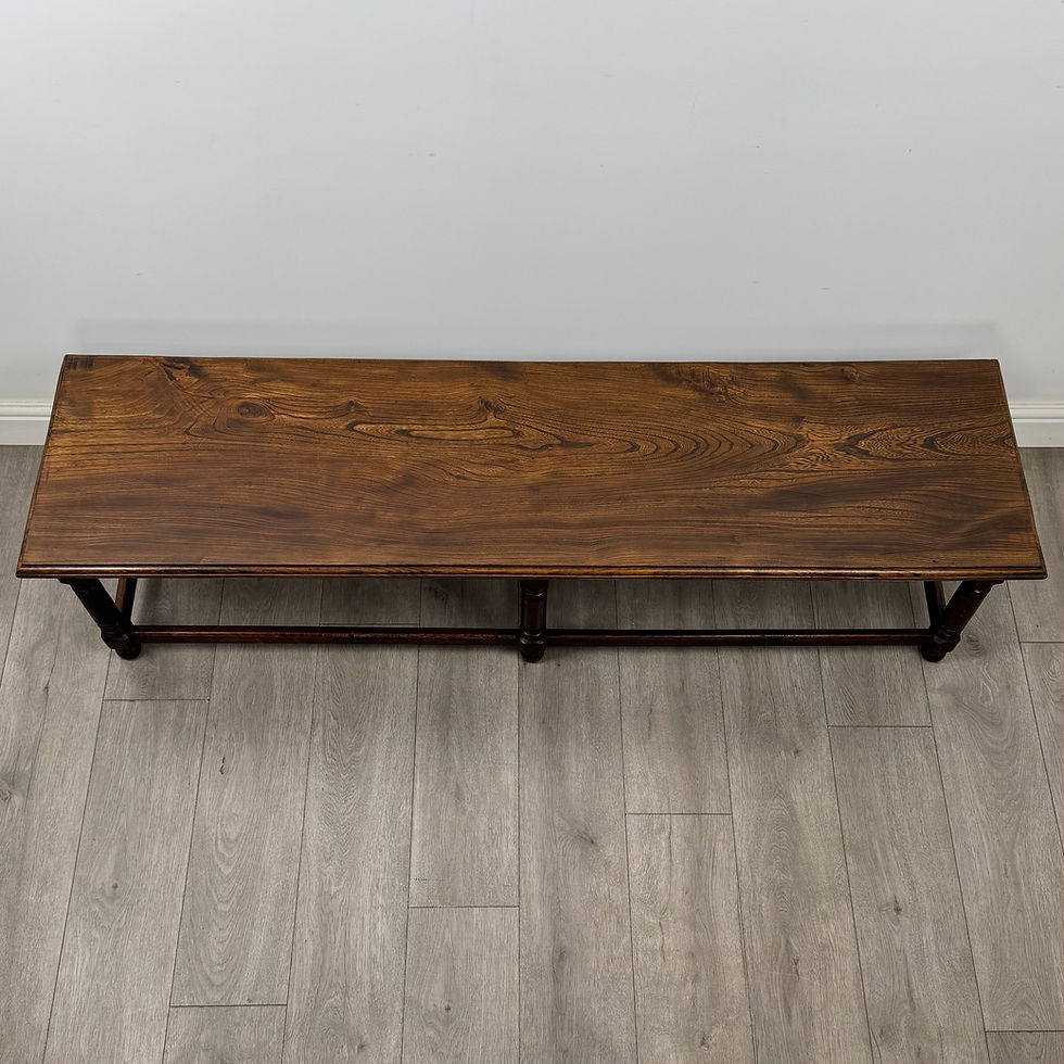 Thumbnail: Antique 20th Century Good Quality Bench In Oak ( AF-5975 )