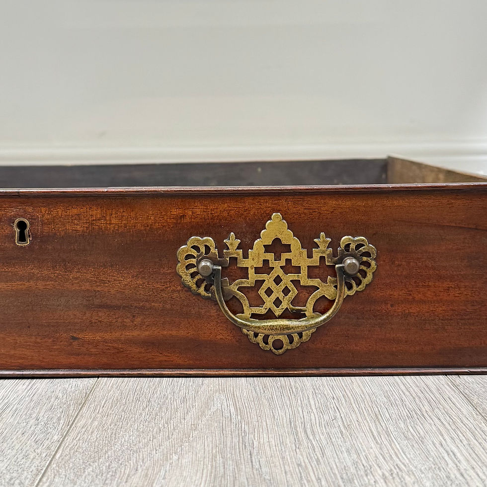 Thumbnail: Antique 20th Century Edwardian Writing Table In Mahogany ( AF-6256 )