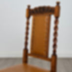 Thumbnail: Antique 20th Century Set Of 4 Barley Twist Dining Chairs In Oak ( AF-5973 )