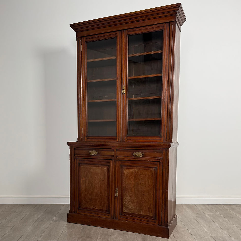 Thumbnail: Antique 20th Century Fine Quality Bookcase In Mahogany ( REF AF-4803 )