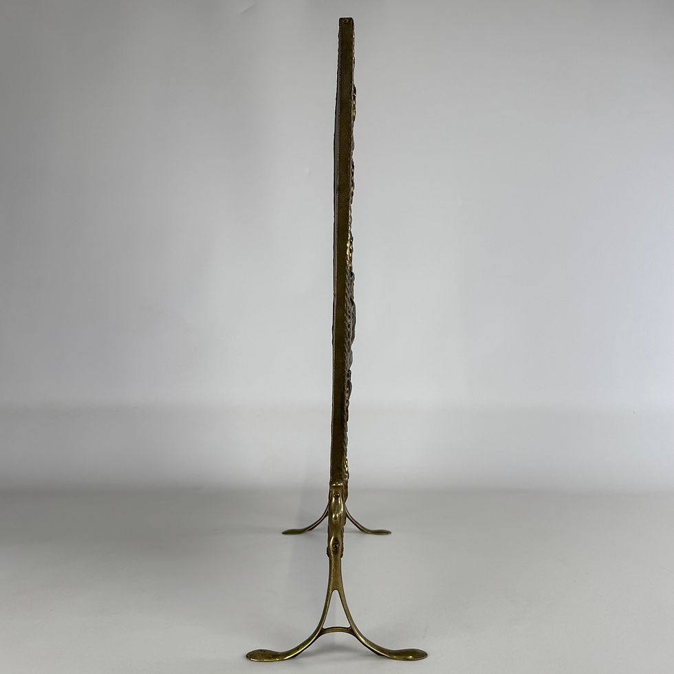Thumbnail: Antique 19th Century Decorative Brass Fire Screen ( REF AF-4183 )